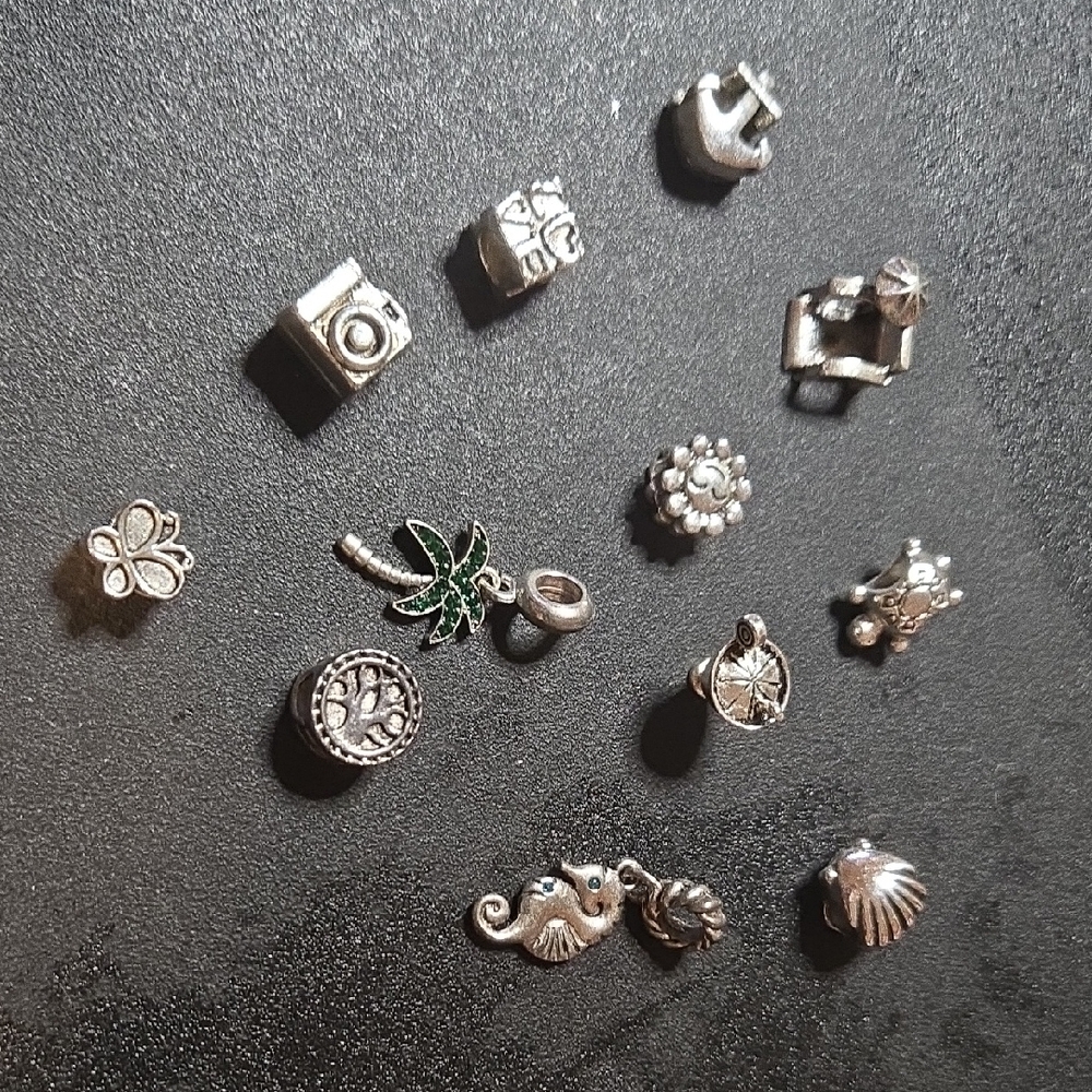 Silver Charm Set for Women - NINE charms!! #52